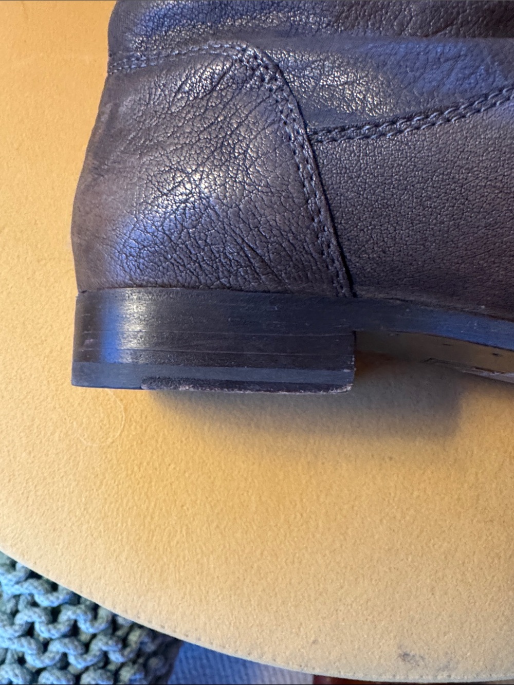 Frye Brown Tall Leather Riding Boots - Picture 4 of 4